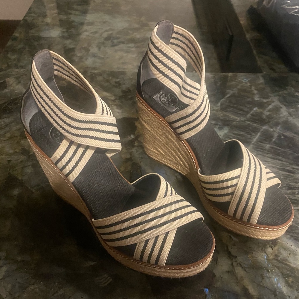 Strappy wedges
